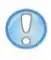 Description de l'image par IA : Icône représentant un assistant avec un cercle bleu et un point d'exclamation blanc.