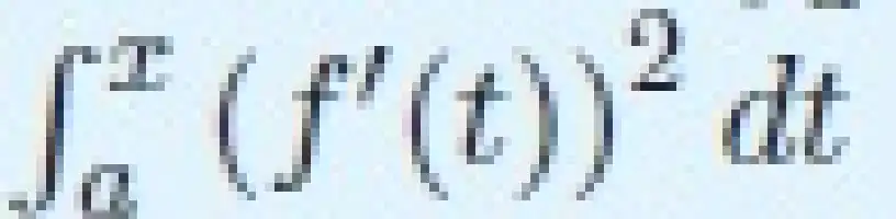Description de l'image par IA : intégrale indice inférieur a indice supérieur x position de base parenthèse gauche f prime parenthèse gauche t parenthèse droite parenthèse droite au carré d t