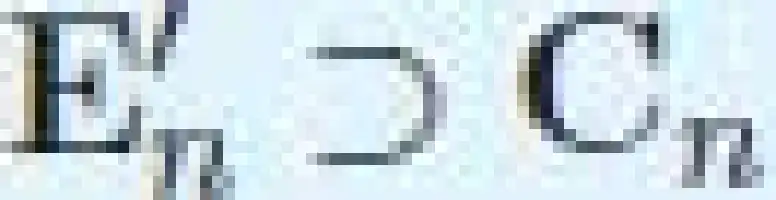Description de l'image par IA : E majuscule en gras prime indice n position de base sur ensemble de C majuscule en gras indice n