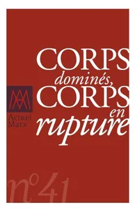 Couverture de De la dimension critique du corps en actes dans l'art contemporain