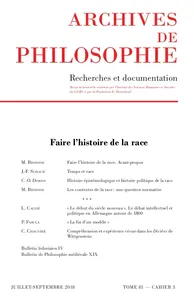 Couverture de Temps et race