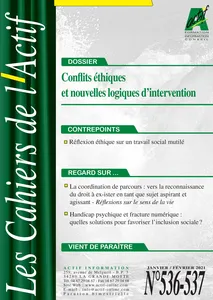 Couverture de Conflits éthiques et positionnement de l’équipe professionnelle