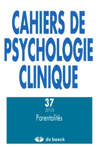 Couverture de Place et enjeux du narcissisme dans la parentalité