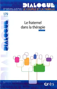 Couverture de Le fraternel dans la thérapie