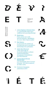 Couverture de La « personnalité antisociale », antithèse de la psychopathologie
