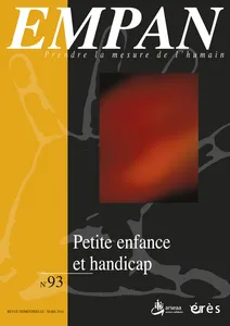 Couverture de L'enfant en situation de handicap, un enfant avant tout