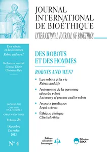 Couverture de Des robots et des hommes ?