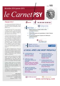 Couverture de Le deuil après une mort prénatale
