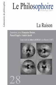 Couverture de La raison chez Descartes, puissance de bien juger