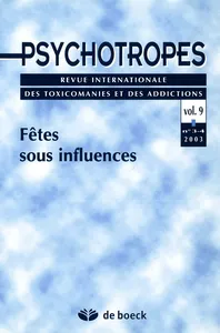Couverture de La drogue dans la fête