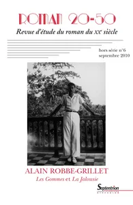 Couverture de Le fils jaloux des <i>Gommes</i>, narrateur « absent » de <i>La Jalousie</i> ?