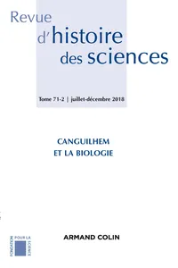 Couverture de Philosophie et biologie : <i>La Connaissance de la vie</i> et les enseignements de Canguilhem à la faculté des lettres de Strasbourg (1941-1948)