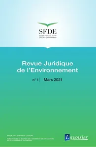 Couverture de Chronique de fiscalité française de l’environnement. Tour d’horizon des principales évolutions législatives des cinq dernières années