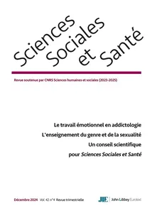 Au plus près des usagers : le travail émotionnel des professionnels de l’addictologie