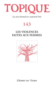 Couverture de Les violences faites aux femmes